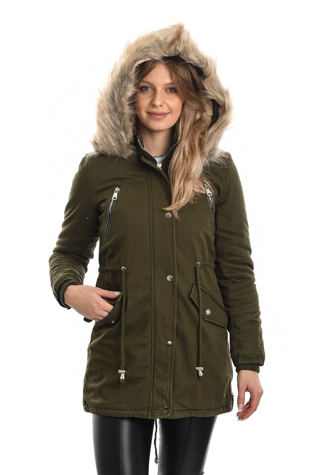 Geaca De Dama Amens, Verde