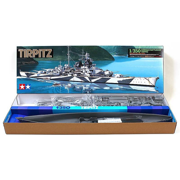 Navomodele modell Tamiya német csatahajó Tirpitz 1:350 TAM 78015