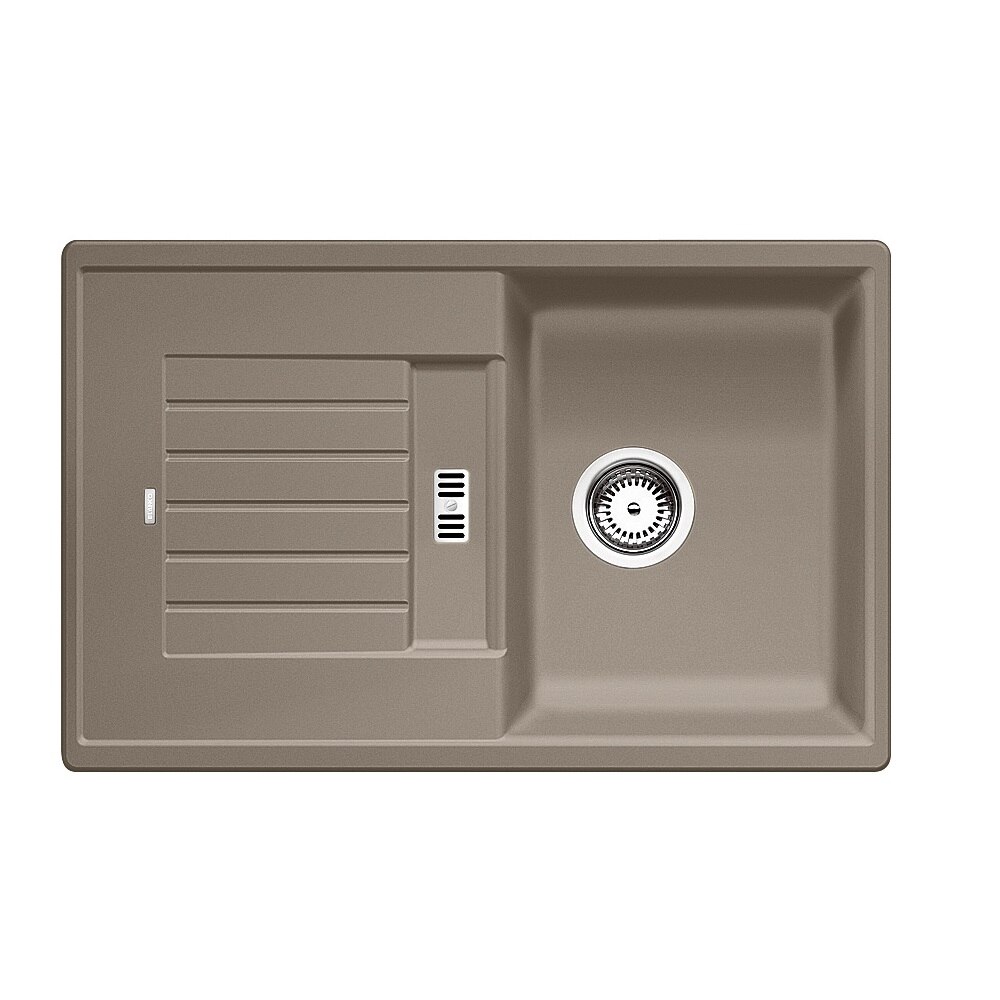 Chiuveta bucatarie, Blanco ZIA 45 S Chiuveta Silgranit trufe, 78 x 50 x 19 cm, sifon cu ventil inclus, fara excentric