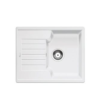 Chiuveta bucatarie, Blanco ZIA 40 S Chiuveta Silgranit alb, 61.5 x 50 x 19 cm, sifon cu ventil inclus, fara excentric Chiuveta bucatarie, Blanco ZIA 40 S Chiuveta Silgranit alb, 61.5 x 50 x 19 cm, sifon cu ventil inclus, fara excentric