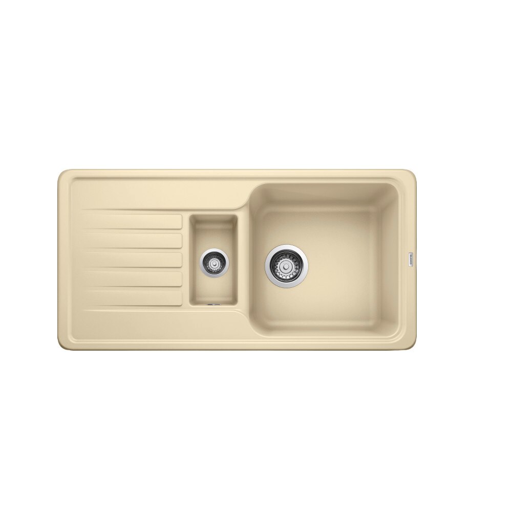 Chiuveta bucatarie, Blanco FAVOS 6 S Chiuveta Silgranit sampanie, 86 x 43.5 x 18 cm, sifon cu ventile incluse, fara excentric