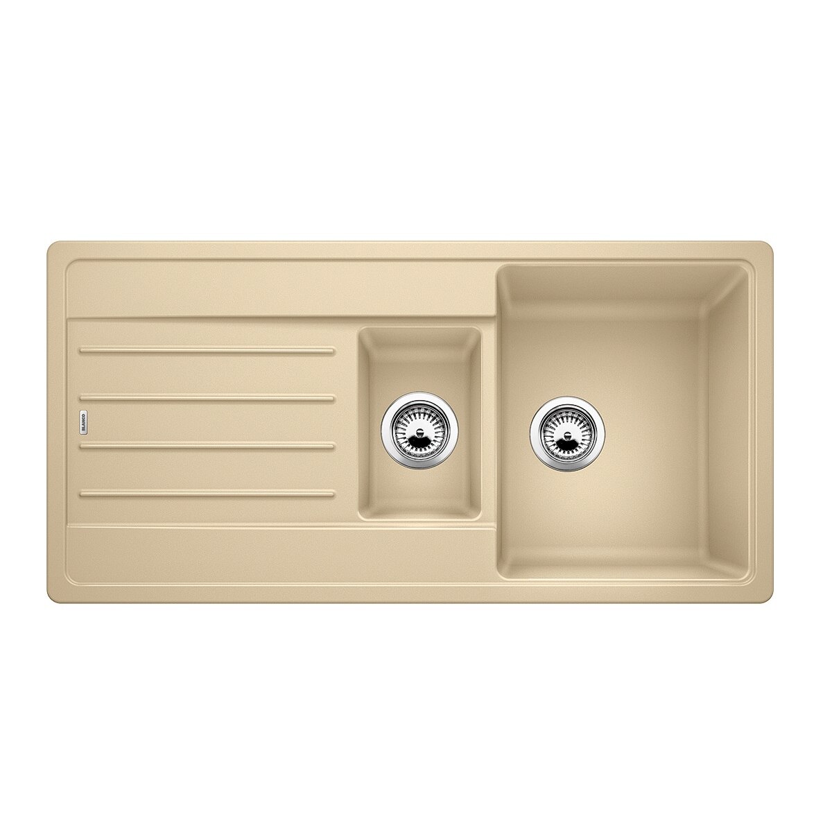 Chiuveta bucatarie Blanco LEGRA 6 S Chiuveta Silgranit sampanie, 100 x 50 x 19 cm, sifon cu ventile incluse, fara excentric