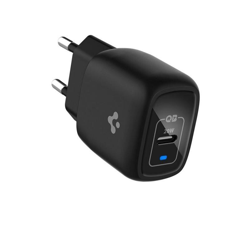 Incarcator retea Spigen PE2009EU PowerArc, USB-C, Power Delivery 20W, 3A, Negru