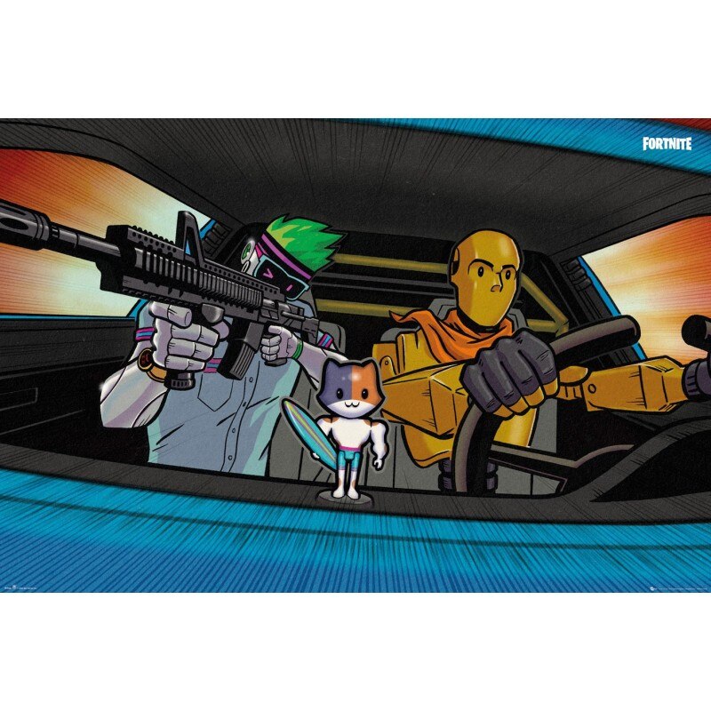 Poster Fortnite Valet , 61x91.5cm, Negru