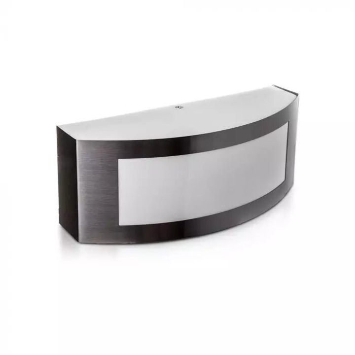 Lampa LED Perete E27 cu Metal Inoxidabil et PC IP44