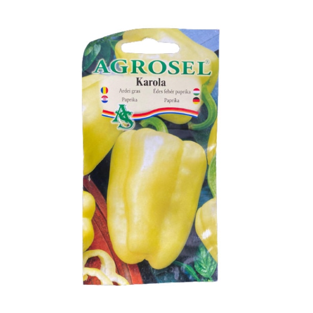 Seminte ardei gras, Karola, Agrosel - plic 1 gr