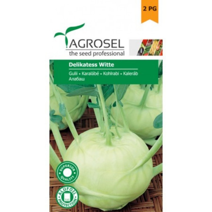Seminte gulii, Delikatess Witte, Agrosel - plic 4 gr