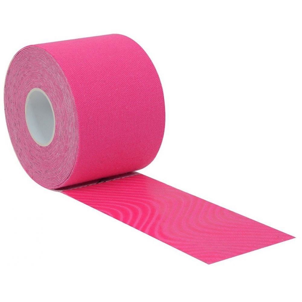 Banda kinesiologica LifeFit, 5cm x 5m, Roz