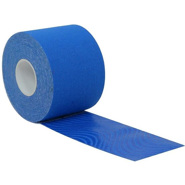 Banda kinesiologica LifeFit, 5cm x 5m, Albastru inchis