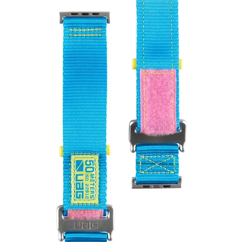 Curea material textil UAG Active Strap LE Apple Watch (45/44/42mm) Blue