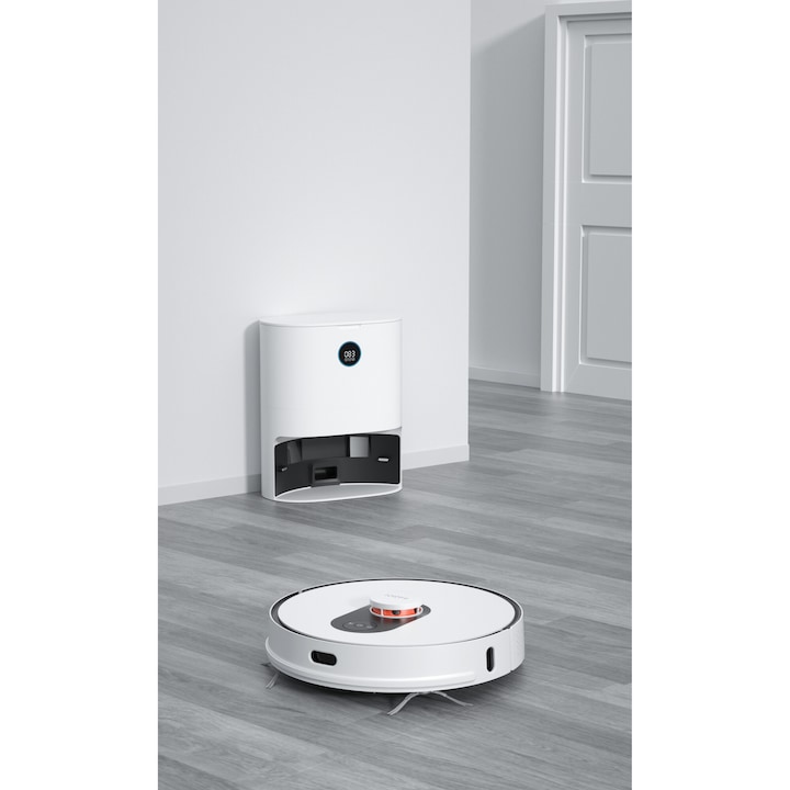 Робот прахосмукачка Roidmi Robot EVE Plus, Mop, 5200mAh, Резервоар за вода 250 мл, Контейнер за прах 3л