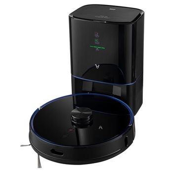 Robot de aspirare Xiaomi VIOMI Robot S9, putere 50W, Putere de absorbtie 2800Pa, Colector praf 3l, 7 programare, Negru