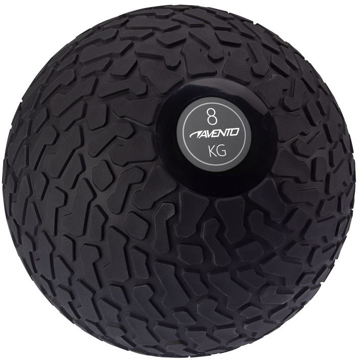 Minge Slam Ball Textured, 8 Kg, Negru