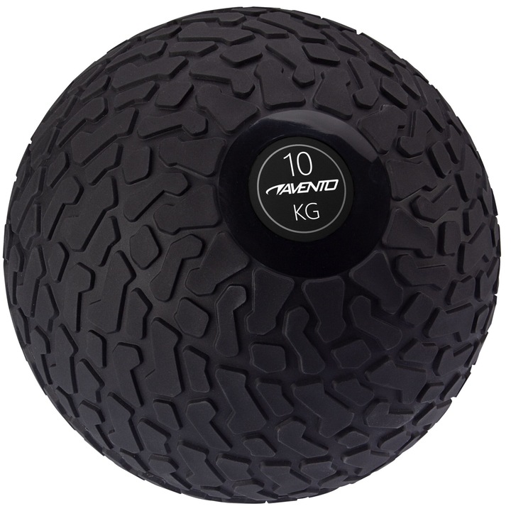 Slam Ball texturált, 10 kg, fekete