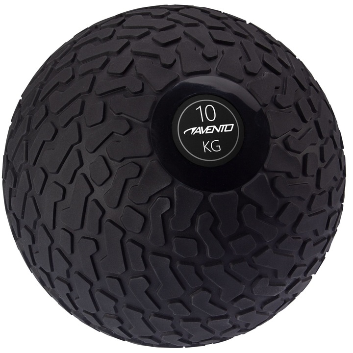 Minge Slam Ball Textured, 10 Kg, Negru