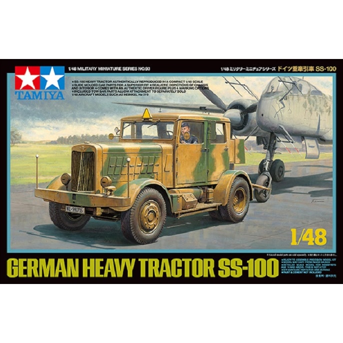Macheta Militara Tamiya German Hanomag Heavy Tractor SS-1 1:48 TAM 32593
