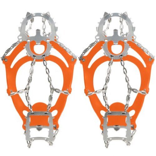 Crampoane antiderapante cu 18 colti, marimea L, 39-43