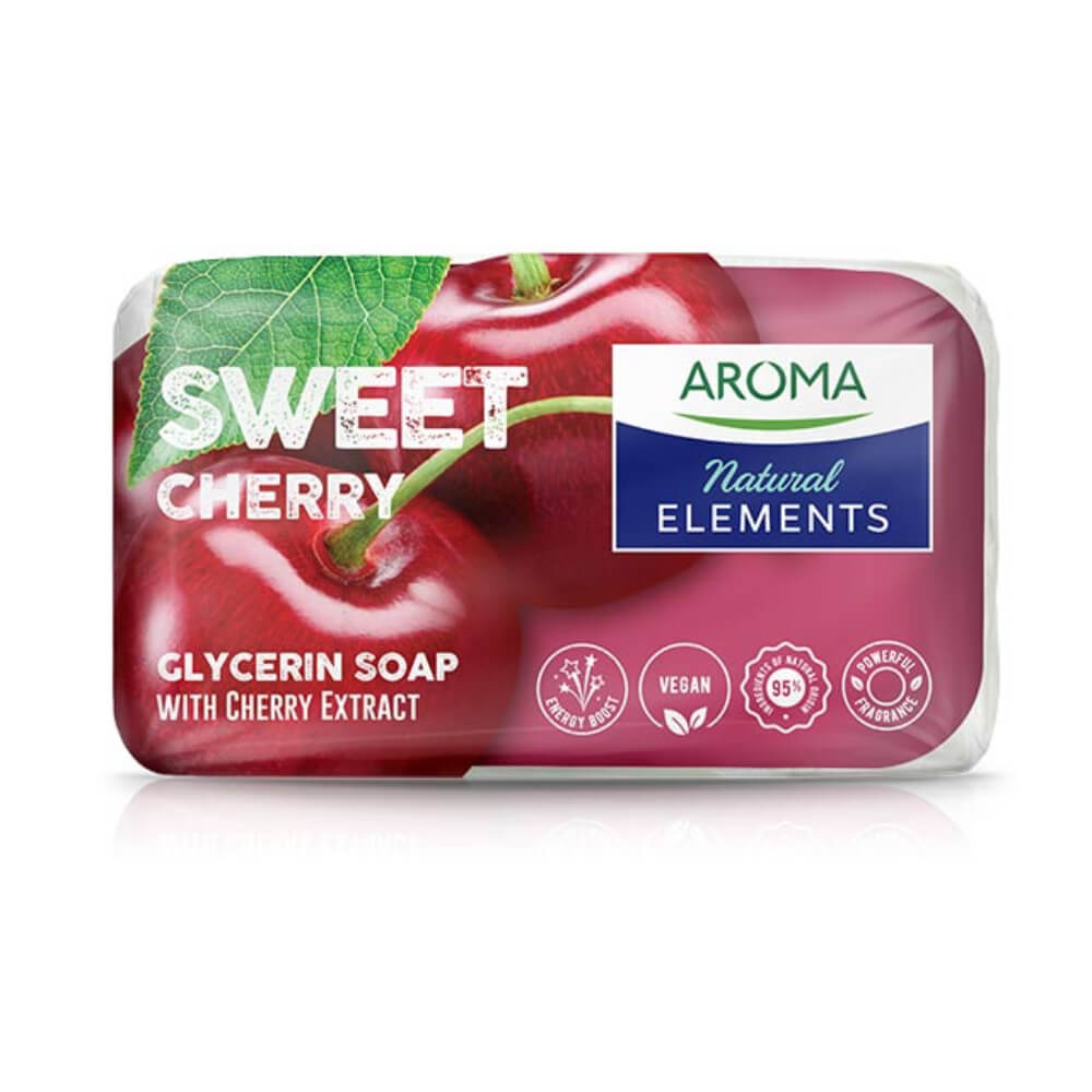 Sapun Solid AROMA Natural Element Cherry, 100 g