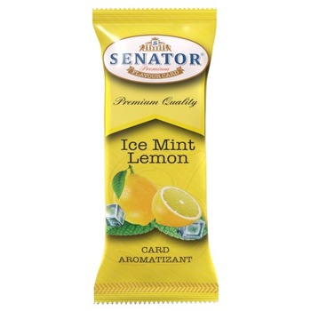 Set 10 bucati Card aromat Senator, aroma lamaie si menta intens pentru pachetul de tigari sau tutun Set 10 bucati Card aromat Senator, aroma lamaie si menta intens pentru pachetul de tigari sau tutun