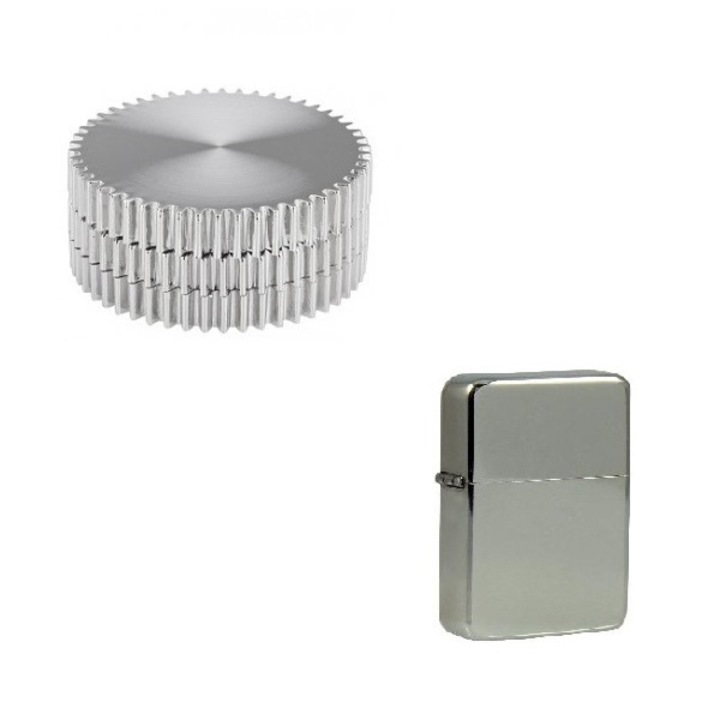 Set Dreamliner Chrome Grinder metalic+ Bricheta metalica cu benzina