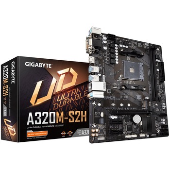 Placa de baza Gigabyte GA-A320M-S2H 3.0, Socket AM4 Placa de baza Gigabyte GA-A320M-S2H 3.0, Socket AM4