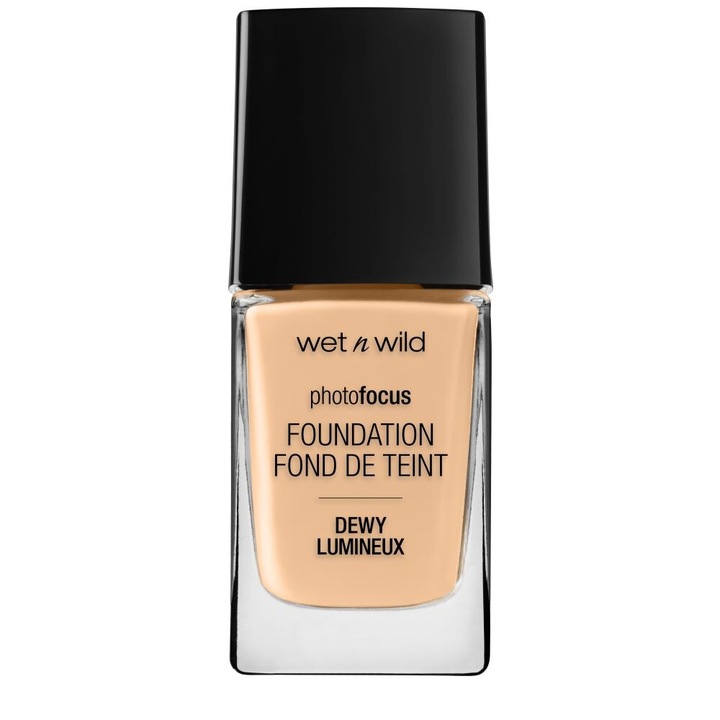 Фон дьо тен Wet n Wild Photo Focus Dewy Soft Beige, озаряващ, веган, 28 мл
