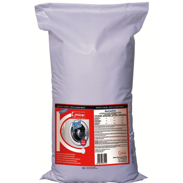 Detergent praf pentru rufe, parfumat, anticalcar NOVAL Polvere – 10 kg