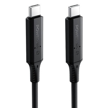 Cablu pentru incarcare si transfer de date Spigen PowerArc, 2x USB Type-C, Power Delivery 100W, 2A, 1m, Negru Cablu pentru incarcare si transfer de date Spigen PowerArc, 2x USB Type-C, Power Delivery 100W, 2A, 1m, Negru