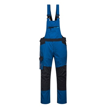 Pantaloni cu Pieptar , Portwest , Albastru/Negru, marimea M Pantaloni cu Pieptar , Portwest , Albastru/Negru, marimea M