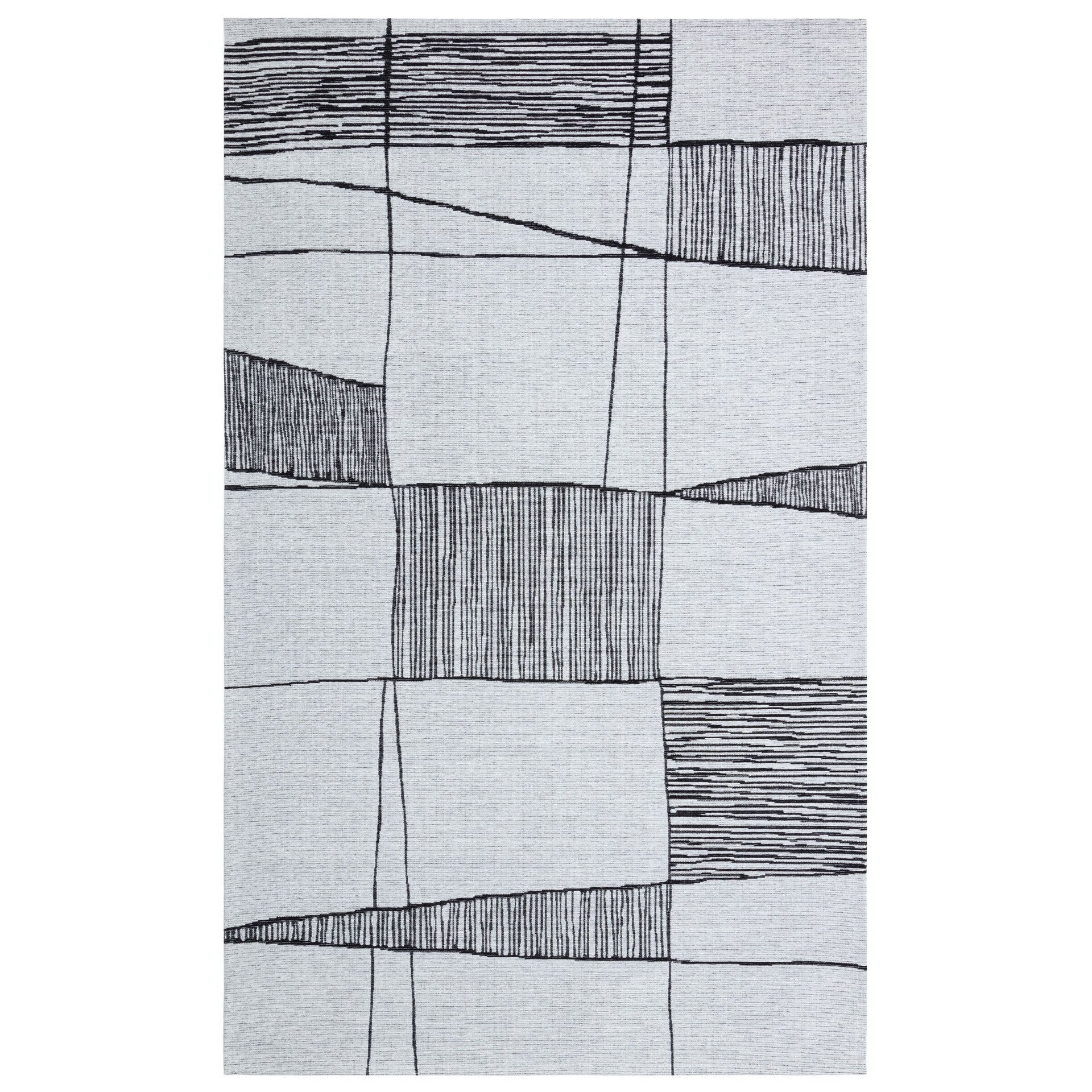 Covor Maze Home PALMA, Grey Black, 135 x 200 cm