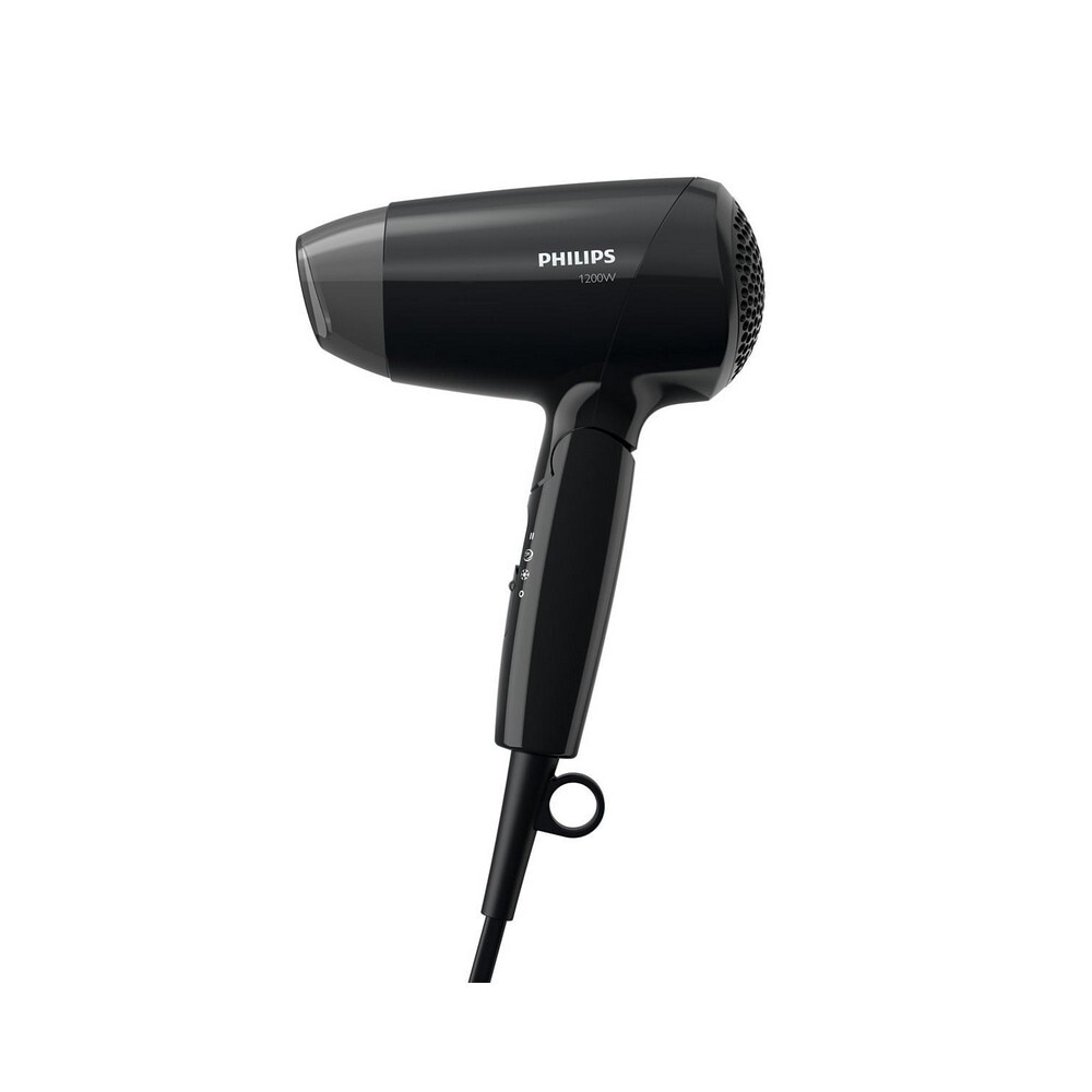 Uscator de par PHILIPS EssentialCare BHC010, 1200W, 3 viteze, Culaore Negru
