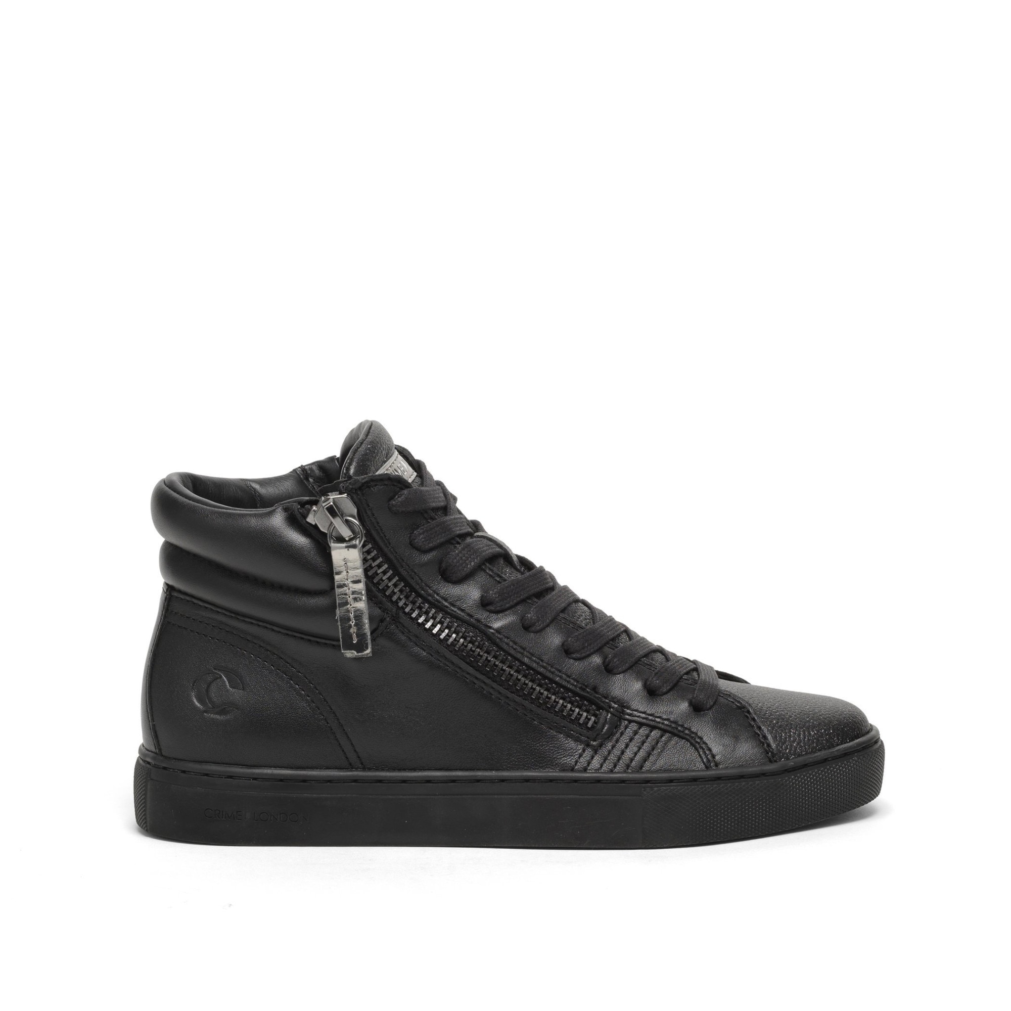 Pantofi sport Crime London din piele premium, Negru, 40 Eu -