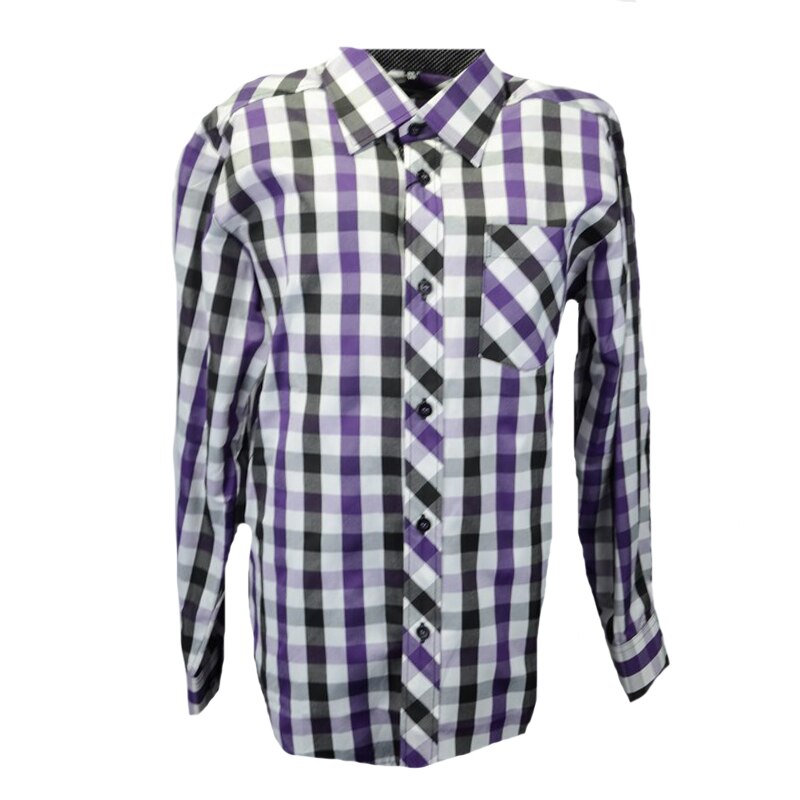 Camasa cu maneca lunga pentru baieti Jankes KSL-156C, Mov, 146 cm