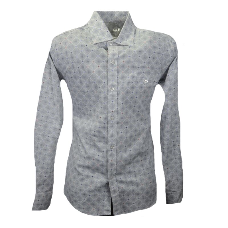 Camasa cu maneca lunga pentru baieti Mini Junior KSL-154C, Gri, 146 cm