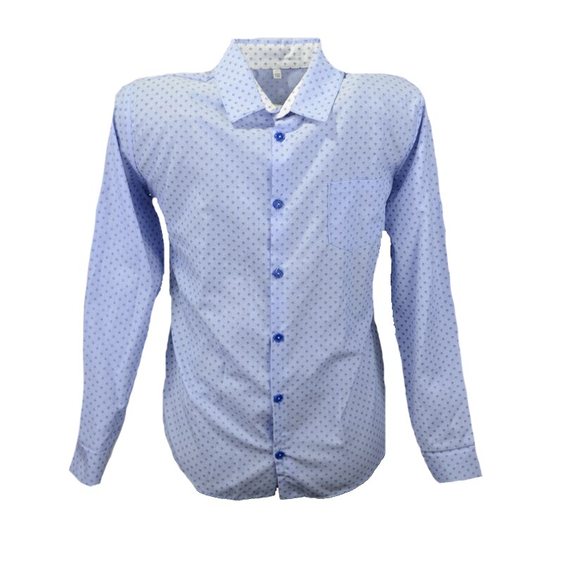 Camasa cu maneca lunga pentru baieti Mini Junior KSL-169C, Albastru, 152 cm