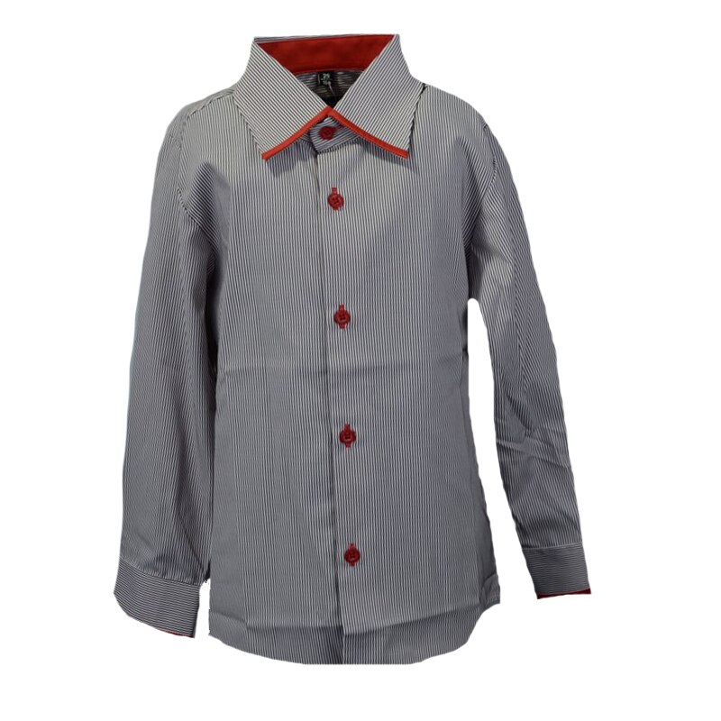 Camasa cu maneca lunga pentru baieti Jankes KSL-184C, Gri