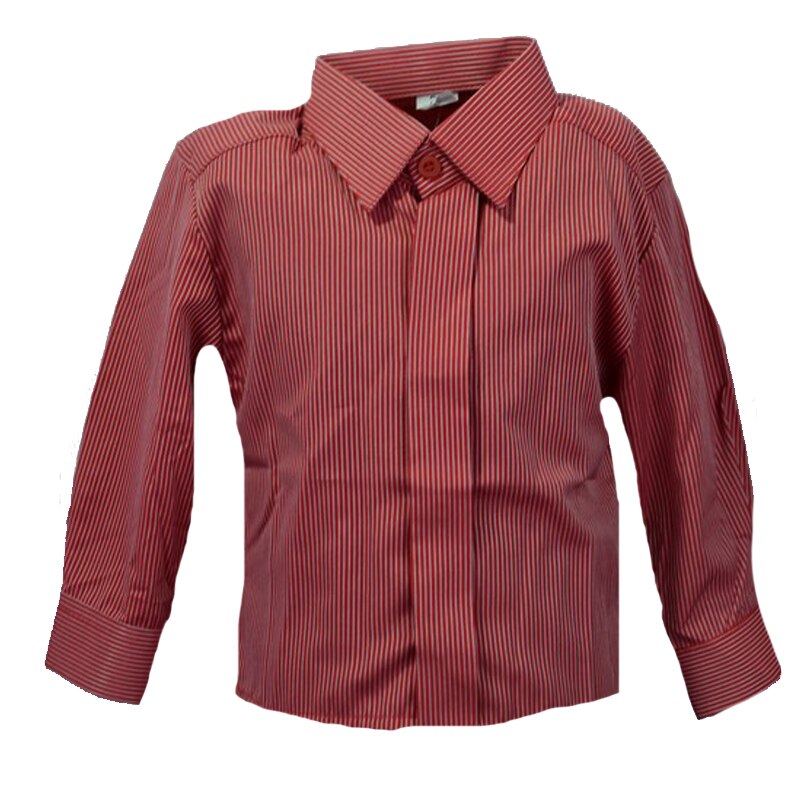 Camasa cu maneca lunga pentru baieti Mini Junior KSL-186, Rosu, 74 cm