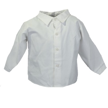 Camasa cu maneca lunga pentru baieti Christopher Baby Club KSL-189C, Alb, 74 cm Camasa cu maneca lunga pentru baieti Christopher Baby Club KSL-189C, Alb, 74 cm