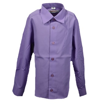 Camasa cu maneca lunga pentru baieti Jankes KSL-215C, Mov, 116 cm Camasa cu maneca lunga pentru baieti Jankes KSL-215C, Mov, 116 cm
