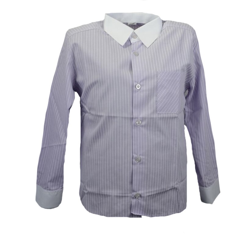 Camasa cu maneca lunga pentru baieti Mini Junior KSL-200C, Mov, 122 cm