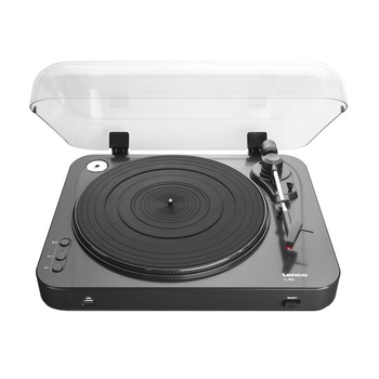 Pick-Up Lenco L-85 USB, Preamplificator integrat, Doza MMC, Semiautomat, Codare MP3 directa, Negru Pick-Up Lenco L-85 USB, Preamplificator integrat, Doza MMC, Semiautomat, Codare MP3 directa, Negru