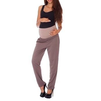 Pantaloni gravide Pocket, Cappuccino, S-M Pantaloni gravide Pocket, Cappuccino, S-M