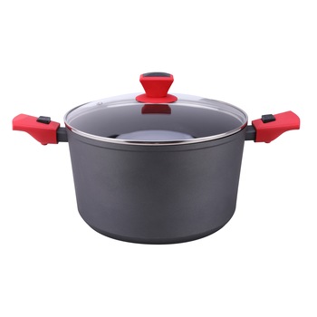 Oala Aluminiu cu capac Amercook Infito, Inductie, 2.4 l Oala Aluminiu cu capac Amercook Infito, Inductie, 2.4 l