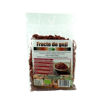 Goji Premium Extra Bio 125 grame Deco Italia Goji Premium Extra Bio 125 grame Deco Italia