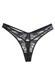 Chiloti sexy dama, tanga, dantela, S-M INTL, Negru, S-M Chiloti sexy dama, tanga, dantela, S-M INTL, Negru, S-M