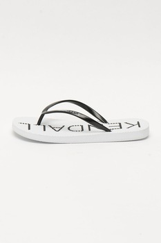 Kendall + Kylie, Papuci flip-flop cu model logo Eva Kendall + Kylie, Papuci flip-flop cu model logo Eva