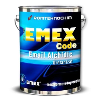 Email Alchidic Uretanizat “Emex Code”, Negru, Bidon 5 Kg