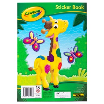 Carte de colorat si autocolante - Crayola Sticker Book - - 16 pagini + 3 ani Carte de colorat si autocolante - Crayola Sticker Book - - 16 pagini + 3 ani