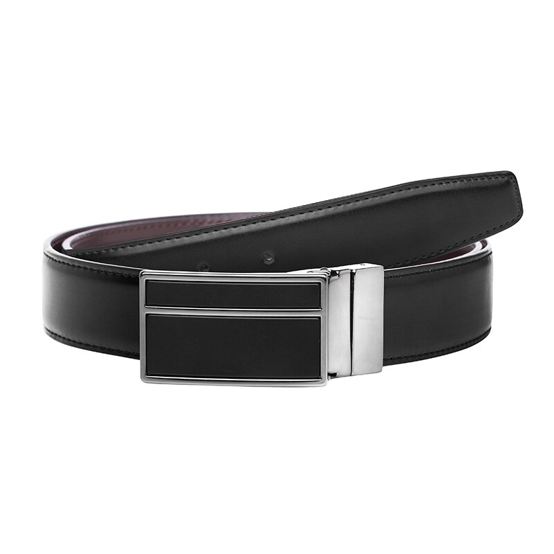 Curea piele naturala 110 cm, Silver Flame