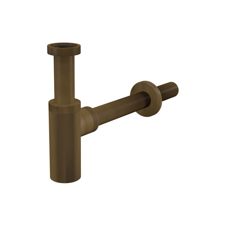 Sifon lavoar AlcaPlast A400ANTIC DN32, bronz-antic